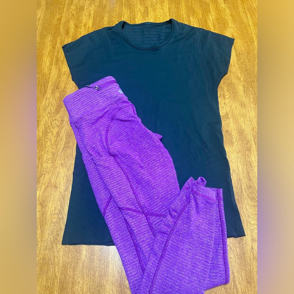 Lululemon Purple Leggings Size 4
